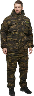 Костюм для охоты и рыбалки УРСУС Горка-8 Рипстоп Зеленый Тигр / СМC1MG0813-946819 (р.48-50/170-176) - 