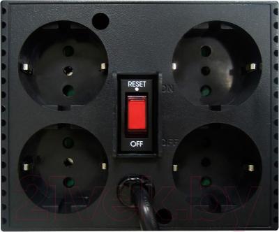 Стабилизатор напряжения Powercom TCA-2000 (Black) - вид сзади