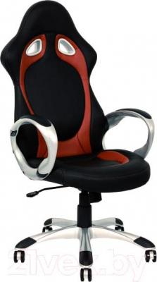 Кресло геймерское Signal Q-110 (Black-Brown) - общий вид