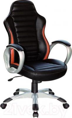 Кресло офисное Signal Q-112 (Black-Brown) - общий вид