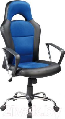 Кресло офисное Signal Q-033 (Black-Blue) - общий вид
