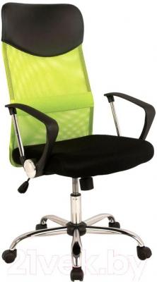 Кресло офисное Signal Q-025 (черный/зеленый) - общий вид