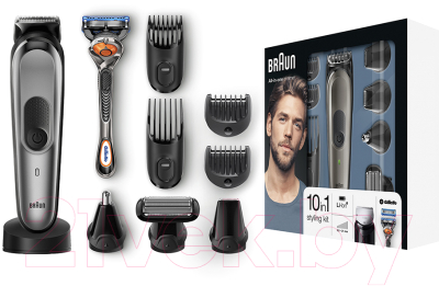 Набор для стайлинга Braun MGK7021 с бритвой Fusion5 ProGlide + 2 кассеты