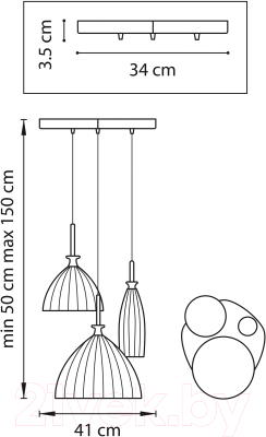 Люстра Lightstar Agola 810130