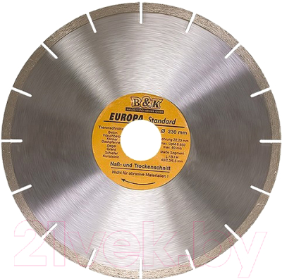 Отрезной диск алмазный Sparta Europa Standard 73167