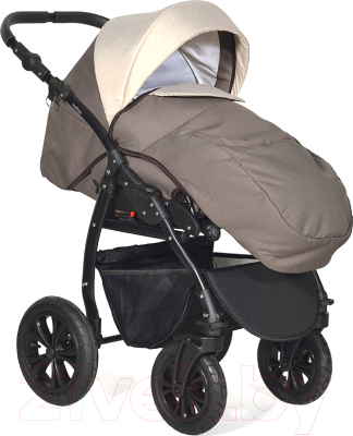 Детская универсальная коляска INDIGO Charlotte 18 2 в 1 (Ch 31, темно-бежевый/коричневый)