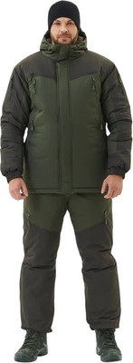 Костюм для охоты и рыбалки УРСУС Граск светлый-хаки/темный-хаки Таслан / КОС435 (р.60-62, 182-188) -