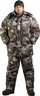 Костюм для охоты и рыбалки УРСУС Тайга термофольга мембрана кмф Paintball / КОС111-130 (р.48-50, 170-176) -