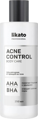 Гель для душа Likato Professional Acne Control от прыщей на теле (250мл) -