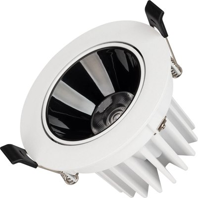 

Точечный светильник, MS-FORECAST-BUILT-TURN-R102-12W Warm3000 WH-BK 32deg / 035449