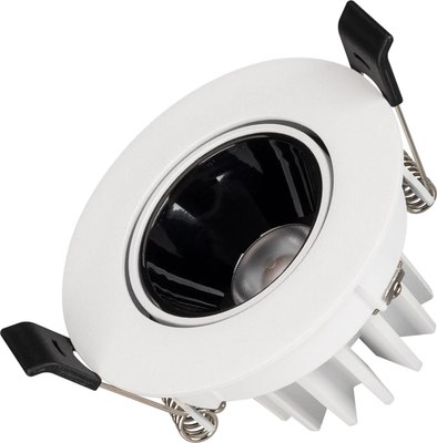 

Точечный светильник, MS-FORECAST-BUILT-TURN-R82-8W Warm3000 WH-BK 32deg / 035448
