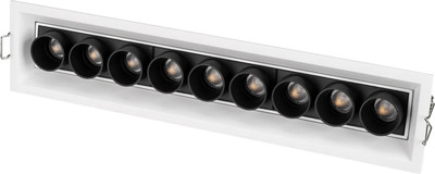 

Точечный светильник, MS-ORIENT-BUILT-TURN-TC-S67x300-20W Warm3000 WH-BK / 031931