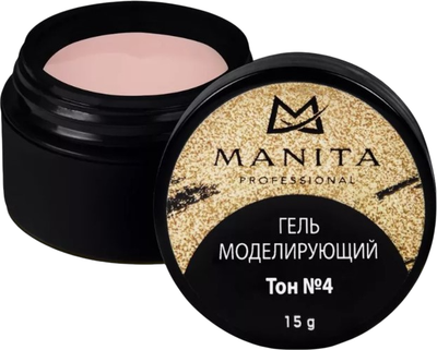 Моделирующий гель для ногтей Manita Professional Однофазный №4 (15мл) - 