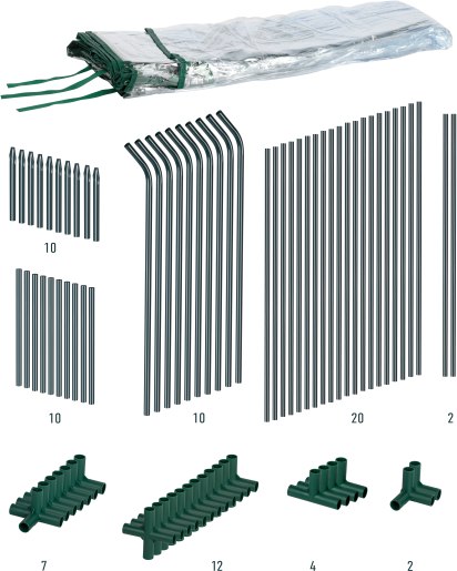 Купить Теплица Green Apple GA-House-4х-frame / Б0069721 в Минске