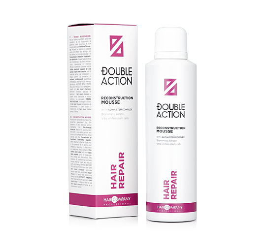 Мусс для укладки волос Hair Company Double Action Reconstruction Mousse (200мл)