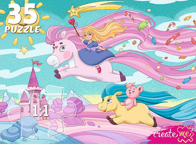 Пазл РЫЖИЙ КОТ Пони №8 / П35-2002 - 