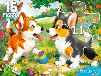 

Пазл, Щенки на поляне / УК15-0207