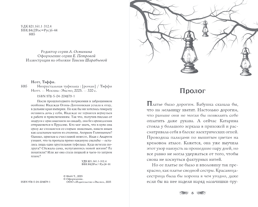 Художественная книга Эксмо Нехрустальная туфелька, твердая обложка (Нотт Тэффи) — фото 3