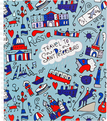 Тетрадь Полином Travel to Peterburg / 3429 (80л) - 