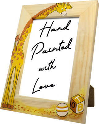 

Рамка, С жирафом ручной росписи / fr017