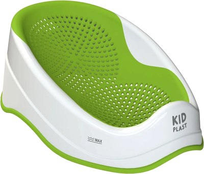 Горка для купания KidPlast Delfick / PL294300 (белый/зеленый) - 