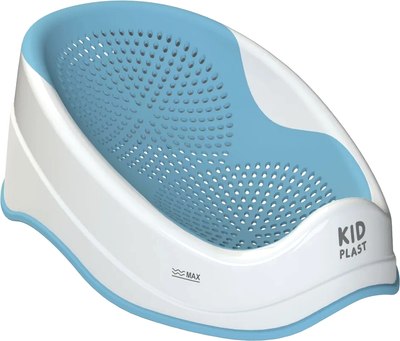 Горка для купания KidPlast Delfick / PL295000 (белый/темно-голубой) - 