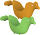 Набор ковшиков для купания KidPlast Птица / PL503805 (оранжевый/зеленый) -