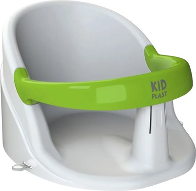 Стульчик для купания KidPlast Aura / PL144300 (белый/зеленый) - 