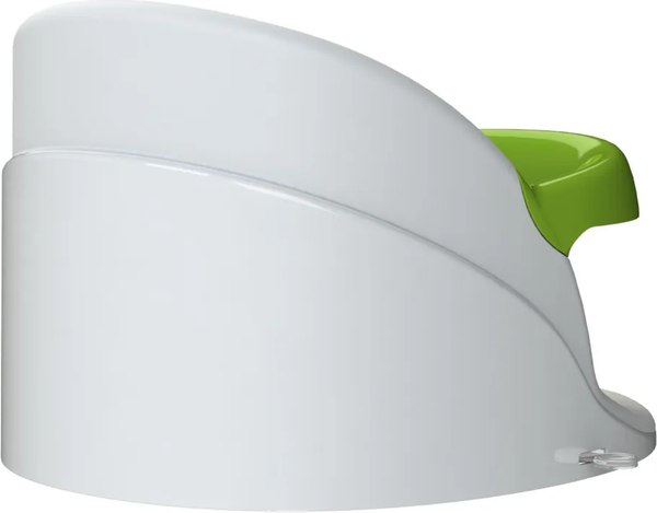Стульчик для купания KidPlast Aura / PL144300 (белый/зеленый)