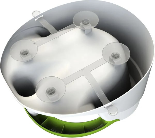 Стульчик для купания KidPlast Aura / PL144300 (белый/зеленый)