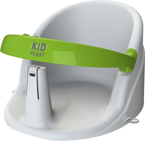 Стульчик для купания KidPlast Aura / PL144300 (белый/зеленый)
