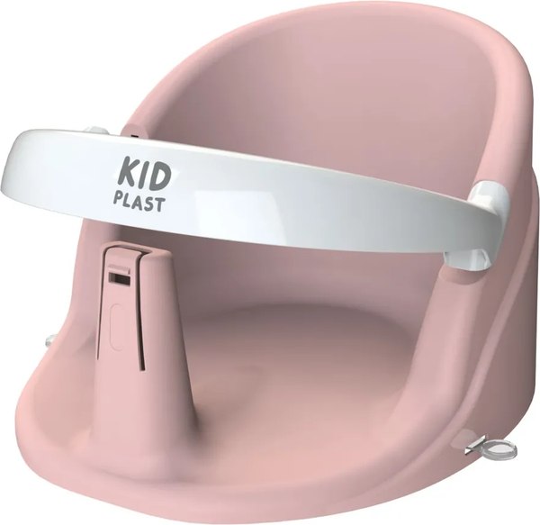Стульчик для купания KidPlast Aura / PL144800 (розовый/белый)