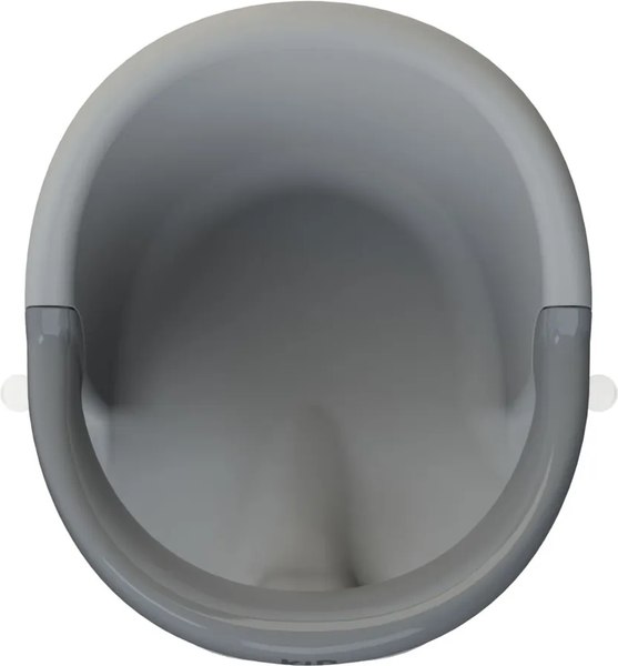 Стульчик для купания KidPlast Aura / PL144600 (светло-серый/серый)