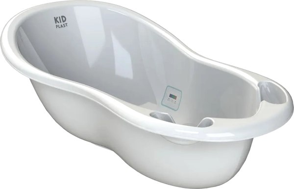 Ванночка детская KidPlast Hit / PL224306 (белый/зеленый)