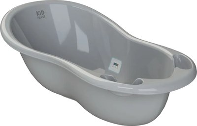 Ванночка детская KidPlast Hit / PL224606 (светло-серый/серый) - 