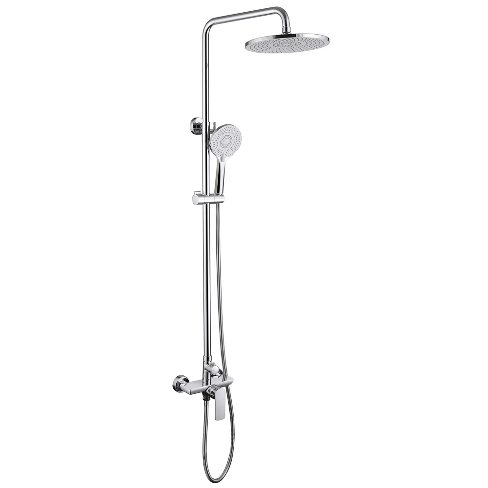 Душевая система со смесителем Abber AF8020L (хром)