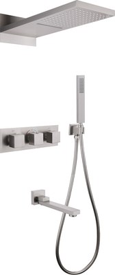 

Душевая система со смесителем, Daheim AF8253SP