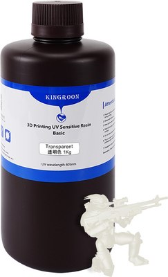 

Фотополимерная смола для 3D-принтера, Standard Resin Transparent / B02173
