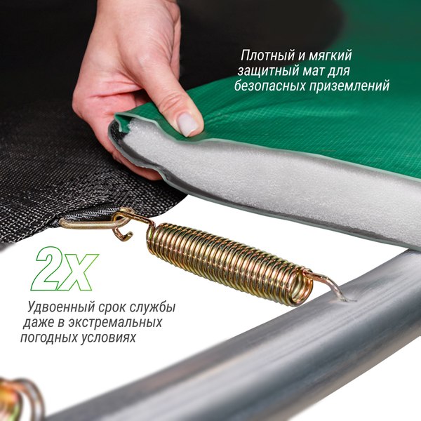Купить Батут UNIX Line Supreme Basic 16ft / trusub16bl в Барановичах