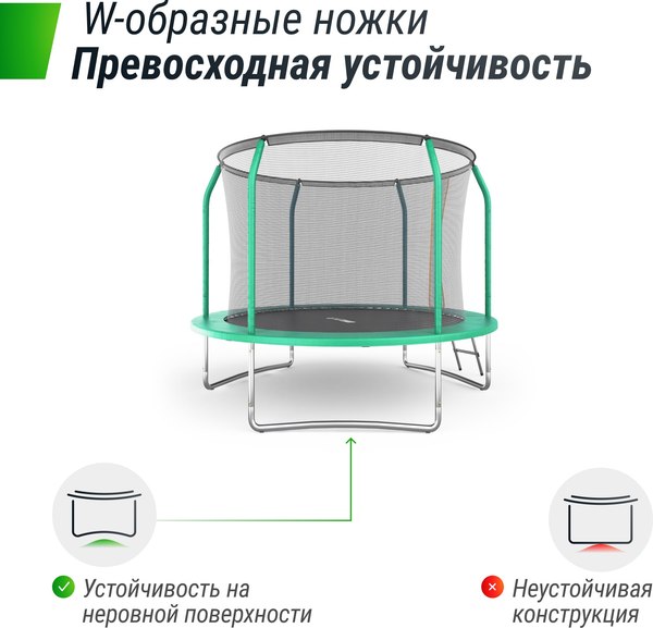 Купить Батут UNIX Line Supreme Basic 8ft / trusub8g в Барановичах