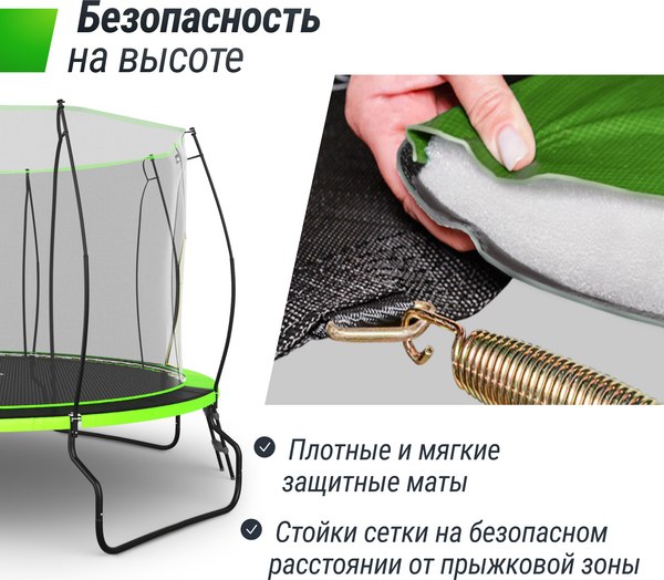 Купить Батут UNIX Line TRUF12GR4 в Барановичах