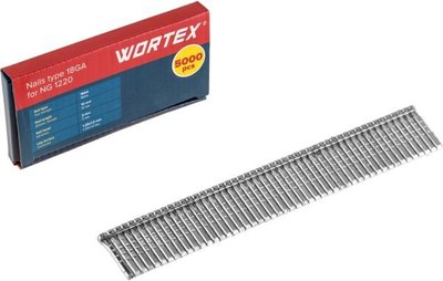 Набор гвоздей Wortex 18GA 10мм  для NG 1220 / 1335956 (5000шт) - 