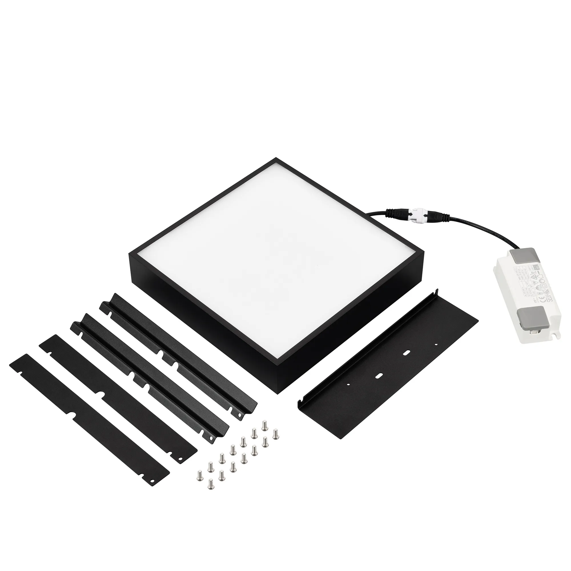 Точечный светильник Arlight DL-GRIGLIATO-S190x190-24W Warm3000 BK 100deg / 045703 — фото 4