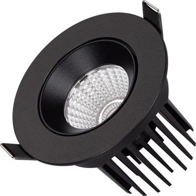 Точечный светильник Arlight MS-ATOLL-BUILT-TURN-R94-10W Warm3000 BK 60deg / 041574 - 