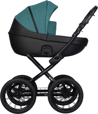 Детская универсальная коляска Riko Basic Pacco Prestige 2 в 1 (03/бирюзовый/черный) - 