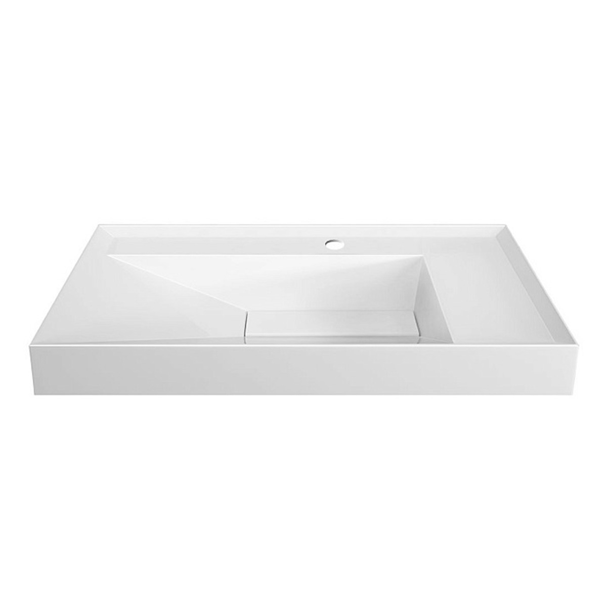 Умывальник Belux Триумф Тр 850-01 (18, белый матовый/Solid Surface)