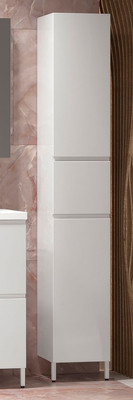 Шкаф-пенал для ванной Belux Минск П 30-01 (1, белый глянцевый) - 