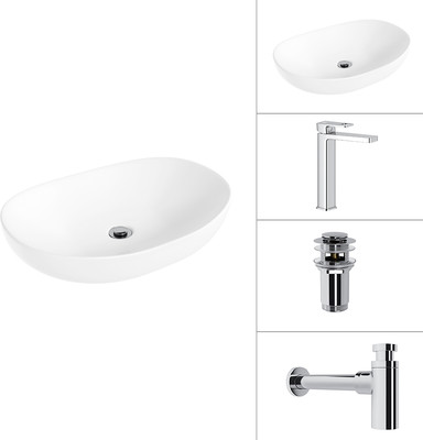 

Умывальник со смесителем, 21502 + Cascade 21СК0655C + сифон 21635CH + дон.клапан 21190CH