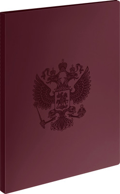 Папка для бумаг Стамм Герб / ММ-32144 (гранат) - 