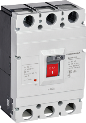 

Выключатель автоматический, ВА66-39 3Р 400А 35кА / SAV50-3-0400-G